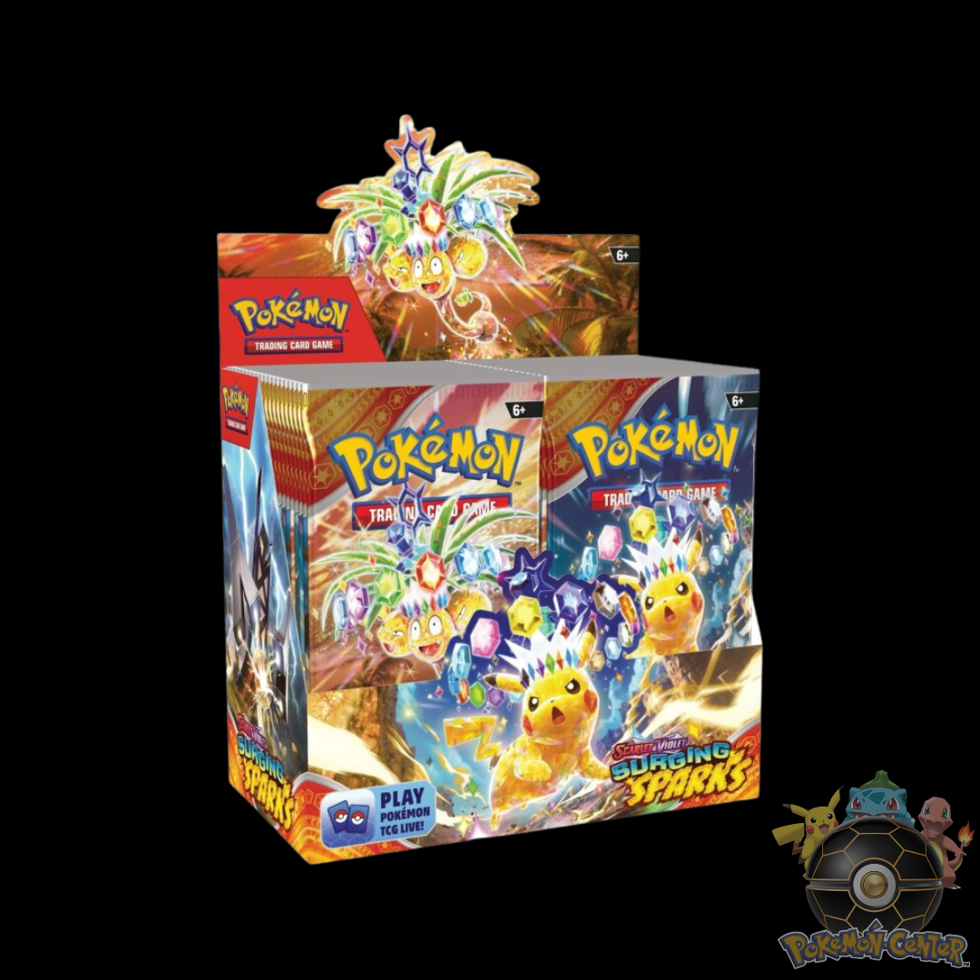 Pokémon Surging Sparks Booster Box Case 6 Booster Boxen
