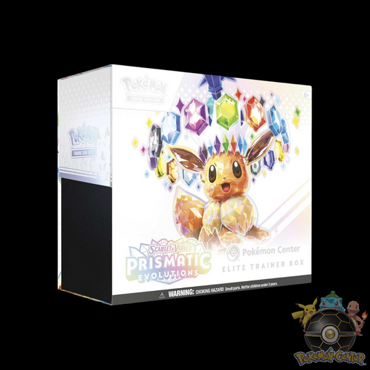 Pokémon Prismatic Evolutions Pokémon Center Elite Trainer Box