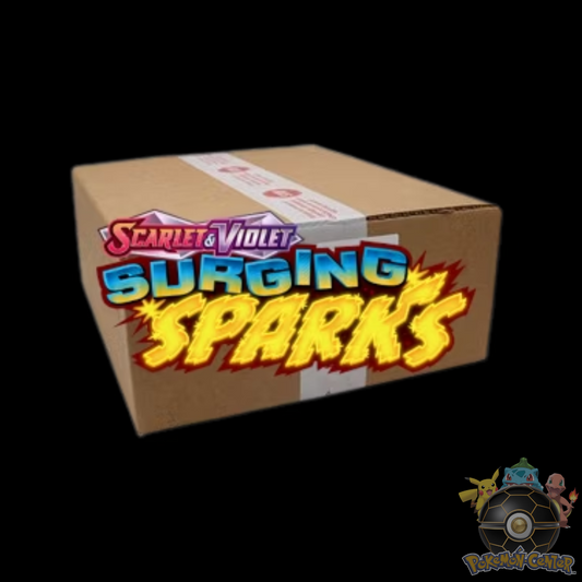 Pokémon Surging Sparks 10 Elite Trainer Box Case