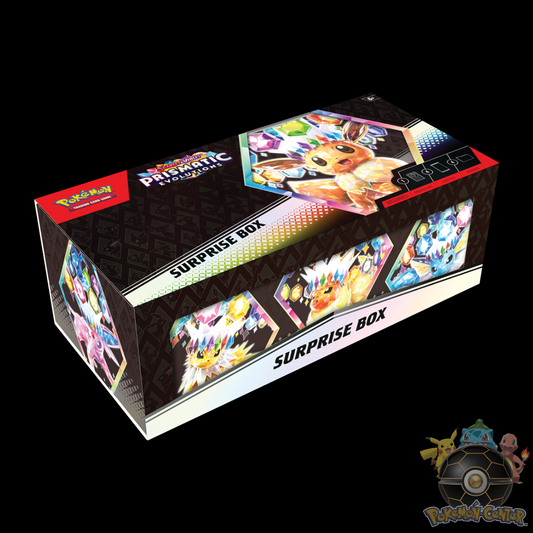 Pokémon Scarlet & Violet Prismatic Evolutions Surprise Box