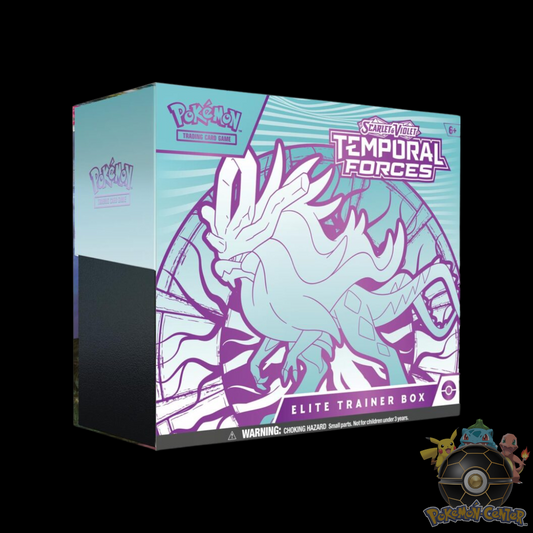 Pokémon Scarlet & Violet Temporal Forces Elite Trainer Box Iron Leaves